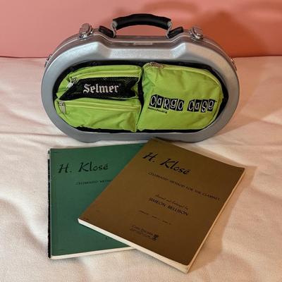 LOT 51L: Selmer Clarinet, Case, Accessories, and Song Books