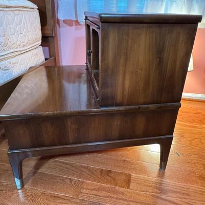 LOT 53X: Vintage White Furniture Co Walnut Wooden Nightstand