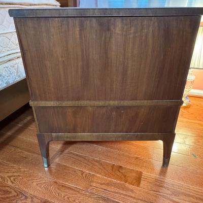 LOT 53X: Vintage White Furniture Co Walnut Wooden Nightstand