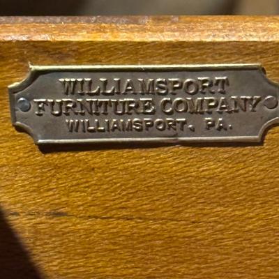 LOT 54X/B: Wooden Dressers (Williamsport Furniture Co) and 2 Mirrors