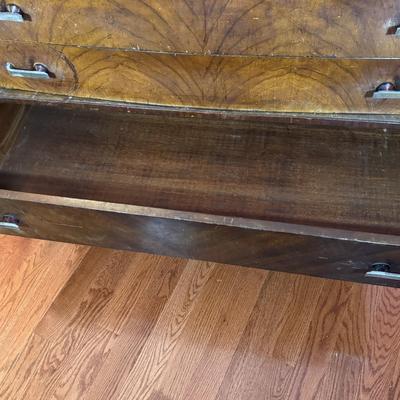 LOT 54X/B: Wooden Dressers (Williamsport Furniture Co) and 2 Mirrors