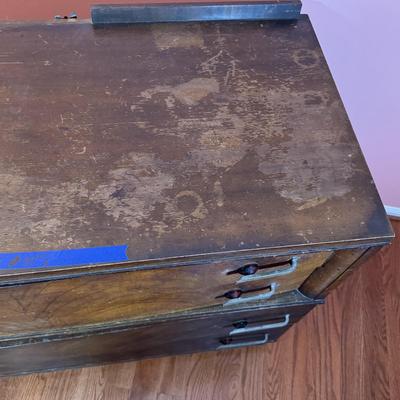 LOT 54X/B: Wooden Dressers (Williamsport Furniture Co) and 2 Mirrors