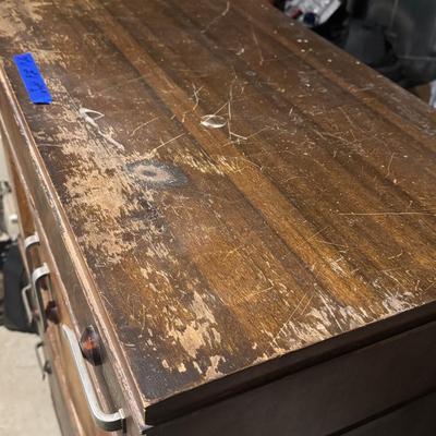 LOT 54X/B: Wooden Dressers (Williamsport Furniture Co) and 2 Mirrors