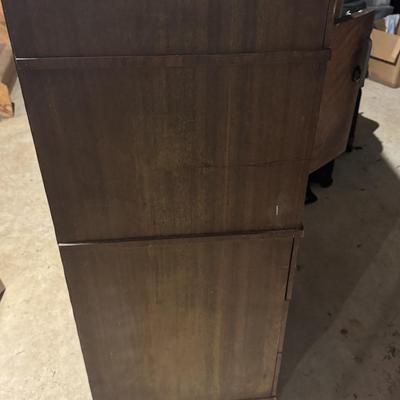 LOT 54X/B: Wooden Dressers (Williamsport Furniture Co) and 2 Mirrors