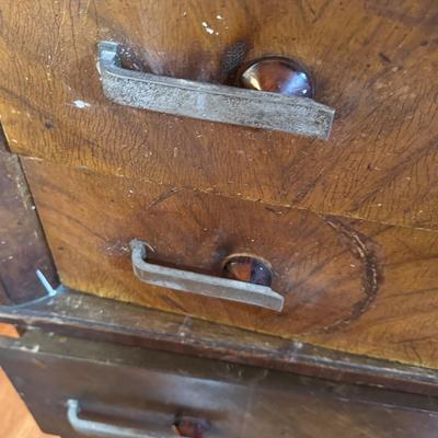LOT 54X/B: Wooden Dressers (Williamsport Furniture Co) and 2 Mirrors