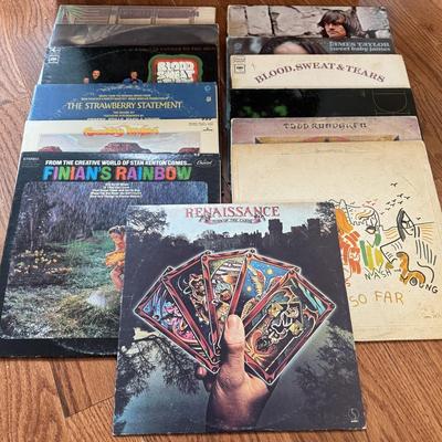 LOT 59L: Various Artists on Vinyl including CSN, CSN and Y, James Taylor, Blood, Sweat and Tears and More!