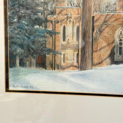 LOT 66L: Limited Edition Signed Giclee Print “Washington Memorial Chapel” by A. L. Fontaine