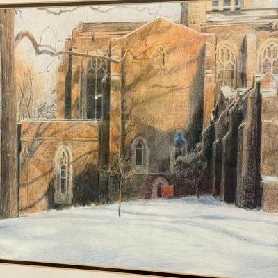 LOT 66L: Limited Edition Signed Giclee Print “Washington Memorial Chapel” by A. L. Fontaine