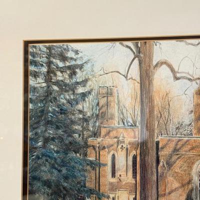LOT 66L: Limited Edition Signed Giclee Print “Washington Memorial Chapel” by A. L. Fontaine