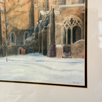 LOT 66L: Limited Edition Signed Giclee Print “Washington Memorial Chapel” by A. L. Fontaine