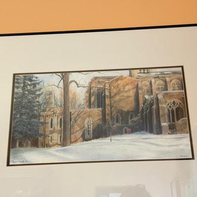 LOT 66L: Limited Edition Signed Giclee Print “Washington Memorial Chapel” by A. L. Fontaine