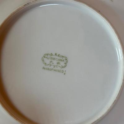 LOT 70D: Gorgeous Vintage Hand Painted Kutani China