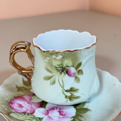 LOT 72D: Vintage Hand Painted China: Haviland Limoges & Lefton China