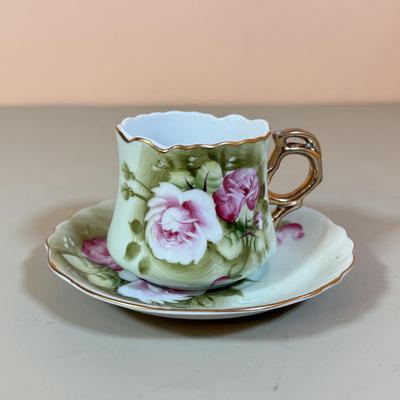 LOT 72D: Vintage Hand Painted China: Haviland Limoges & Lefton China