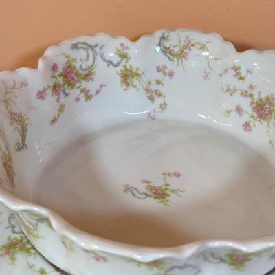 LOT 72D: Vintage Hand Painted China: Haviland Limoges & Lefton China