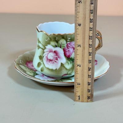 LOT 72D: Vintage Hand Painted China: Haviland Limoges & Lefton China