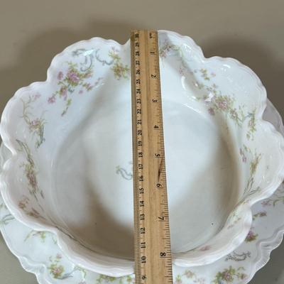 LOT 72D: Vintage Hand Painted China: Haviland Limoges & Lefton China
