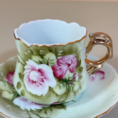 LOT 72D: Vintage Hand Painted China: Haviland Limoges & Lefton China