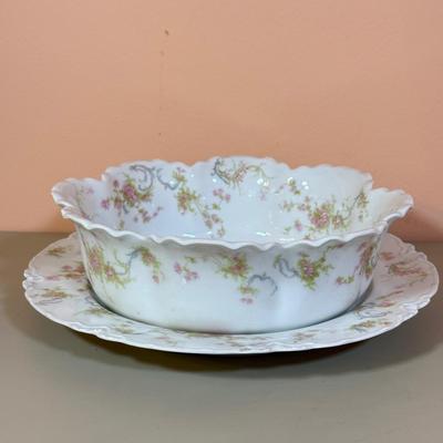 LOT 72D: Vintage Hand Painted China: Haviland Limoges & Lefton China