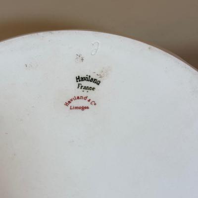 LOT 72D: Vintage Hand Painted China: Haviland Limoges & Lefton China