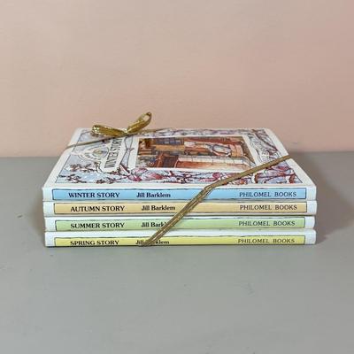 LOT 75D: Royal Doulton Brambley Hedge Gift Collection: Four Seasons Afternoon Tea Set & Set of Books
