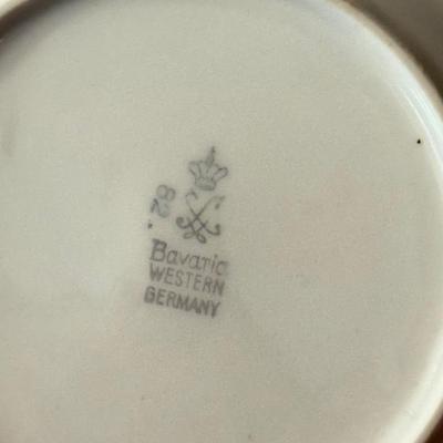 LOT 76D: Vintage Bavaria Western German Tea Set