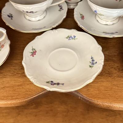LOT 76D: Vintage Bavaria Western German Tea Set
