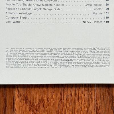 LOT 79D: 1970s Vintage VIVA Magazines