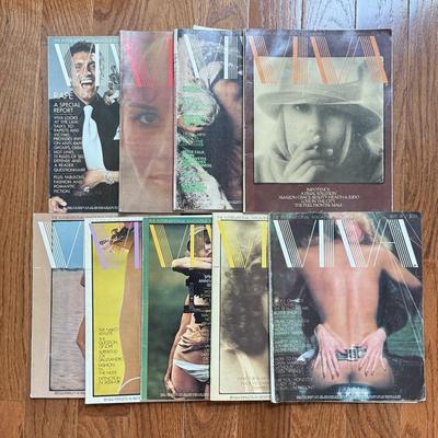 LOT 79D: 1970s Vintage VIVA Magazines