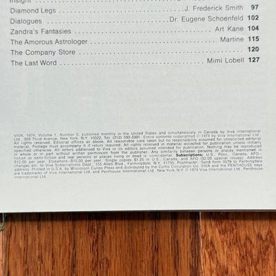 LOT 79D: 1970s Vintage VIVA Magazines
