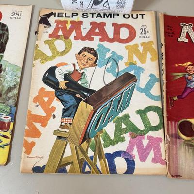 LOT 80D: 1960s Vintage Mad Magazines & TP Roll