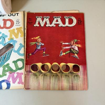 LOT 80D: 1960s Vintage Mad Magazines & TP Roll