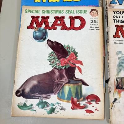 LOT 80D: 1960s Vintage Mad Magazines & TP Roll