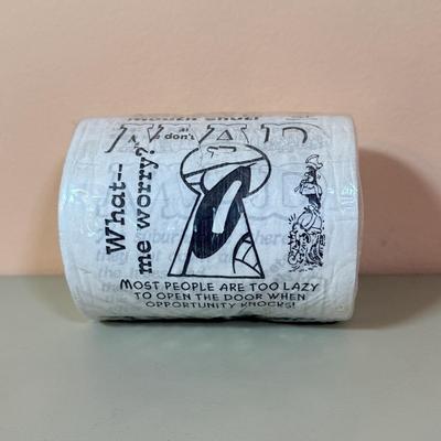 LOT 80D: 1960s Vintage Mad Magazines & TP Roll