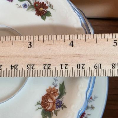 LOT 88D: Vintage Collection Of Limoges & Tattau Incomplete China Sets, Limoges Has 6 Plates, 5 Cups & Saucers, Tattau Has 8...