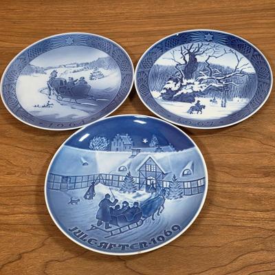 LOT 90D: Large Collection Of Vintage Royal Copenhagen Holiday & Mother's Day Plates, Dated From 1925 & 1960's - 1980