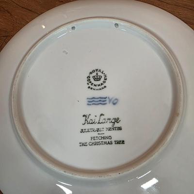 LOT 90D: Large Collection Of Vintage Royal Copenhagen Holiday & Mother's Day Plates, Dated From 1925 & 1960's - 1980