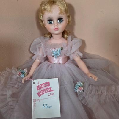 LOT 92F: Vintage Madame Alexander "Elise" Doll With Original Box