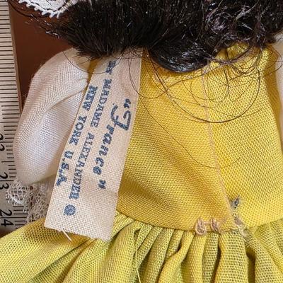 LOT 93F: Vintage Madame Alexander Little Women Collection Of Poland & France, 2 Dolls W/Boxes