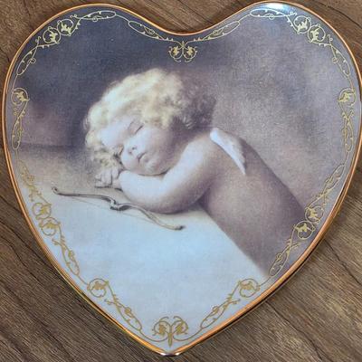 LOT 94F: Collection Of Vintage Religious Items, Includes Beautiful Sold Wood Crucifix, Bradford Exchange "An Angel's...