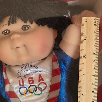 LOT 95D: NIB Vintage 1996 Cabbage Patch Kids OlympiKids Mattel #14995