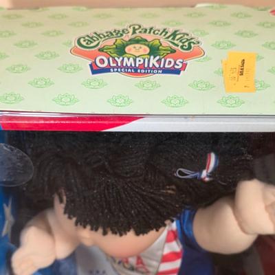 LOT 95D: NIB Vintage 1996 Cabbage Patch Kids OlympiKids Mattel #14995