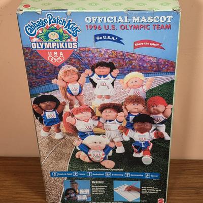 LOT 95D: NIB Vintage 1996 Cabbage Patch Kids OlympiKids Mattel #14995
