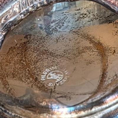 LOT 96D: Vintage Silver-Plated Pieces, Includes 2 Large Tea/Coffee Pots, Creamer, 2 Sugar Bowls, Champagne/Wine Ice Bucket, Footed...
