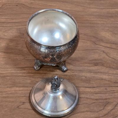 LOT 96D: Vintage Silver-Plated Pieces, Includes 2 Large Tea/Coffee Pots, Creamer, 2 Sugar Bowls, Champagne/Wine Ice Bucket, Footed...