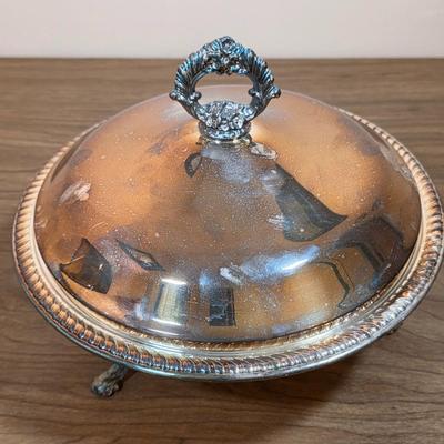 LOT 96D: Vintage Silver-Plated Pieces, Includes 2 Large Tea/Coffee Pots, Creamer, 2 Sugar Bowls, Champagne/Wine Ice Bucket, Footed...