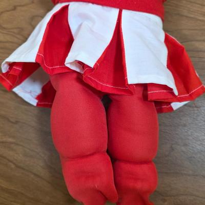 LOT 98F: Vintage Cabbage Patch, Matador & Cheerleader Dolls, With Outfits, Accessories & Hard Cover Cabbage Patch Book...