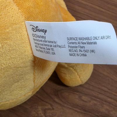 LOT 99F: Disney's Winnie The Pooh Plush Stuffed Animal Winnie The Pooh Bear & Tufted Wall Art