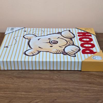 LOT 99F: Disney's Winnie The Pooh Plush Stuffed Animal Winnie The Pooh Bear & Tufted Wall Art
