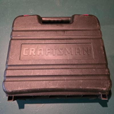 LOT 100B: Craftsman 18.0 Volt Drill/Driver With Charger & Bits In Case, Model 315.13340